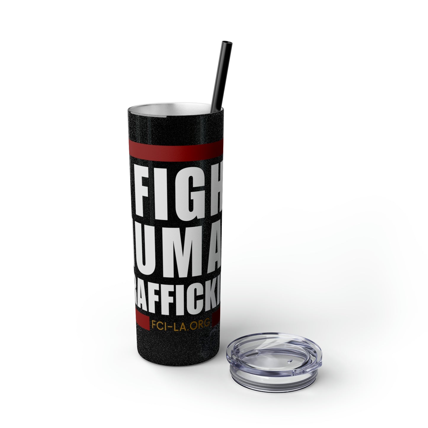Skinny Tumbler with Straw, 20oz