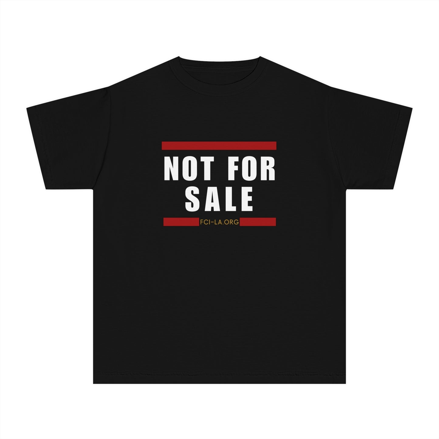 Youth Midweight Tee - Not for Sale (black)