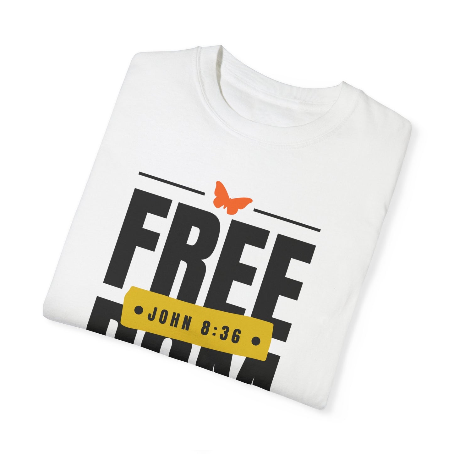 Unisex T-shirt (white & gold)