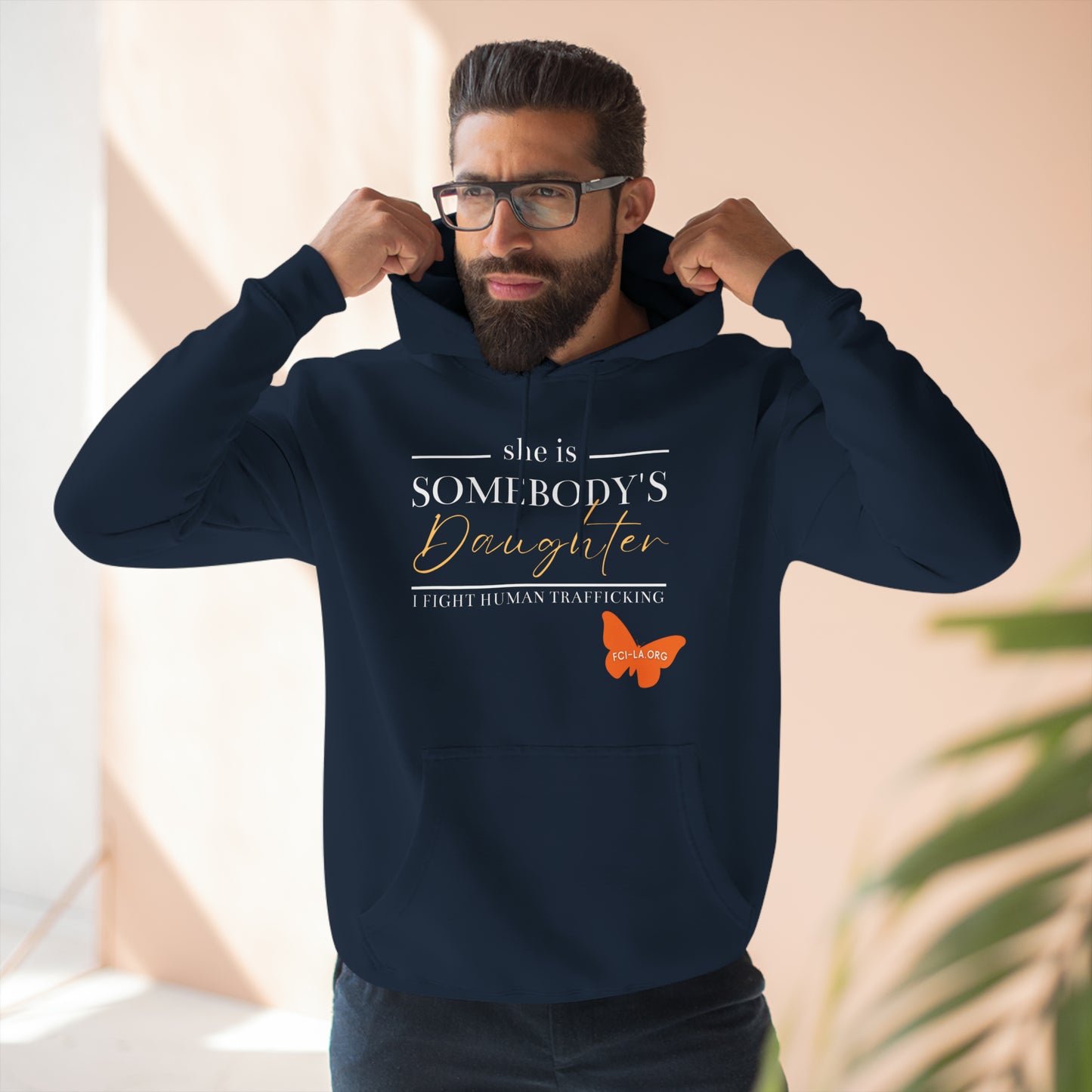 Unisex Premium Pullover Hoodie - Somebody's Daughter