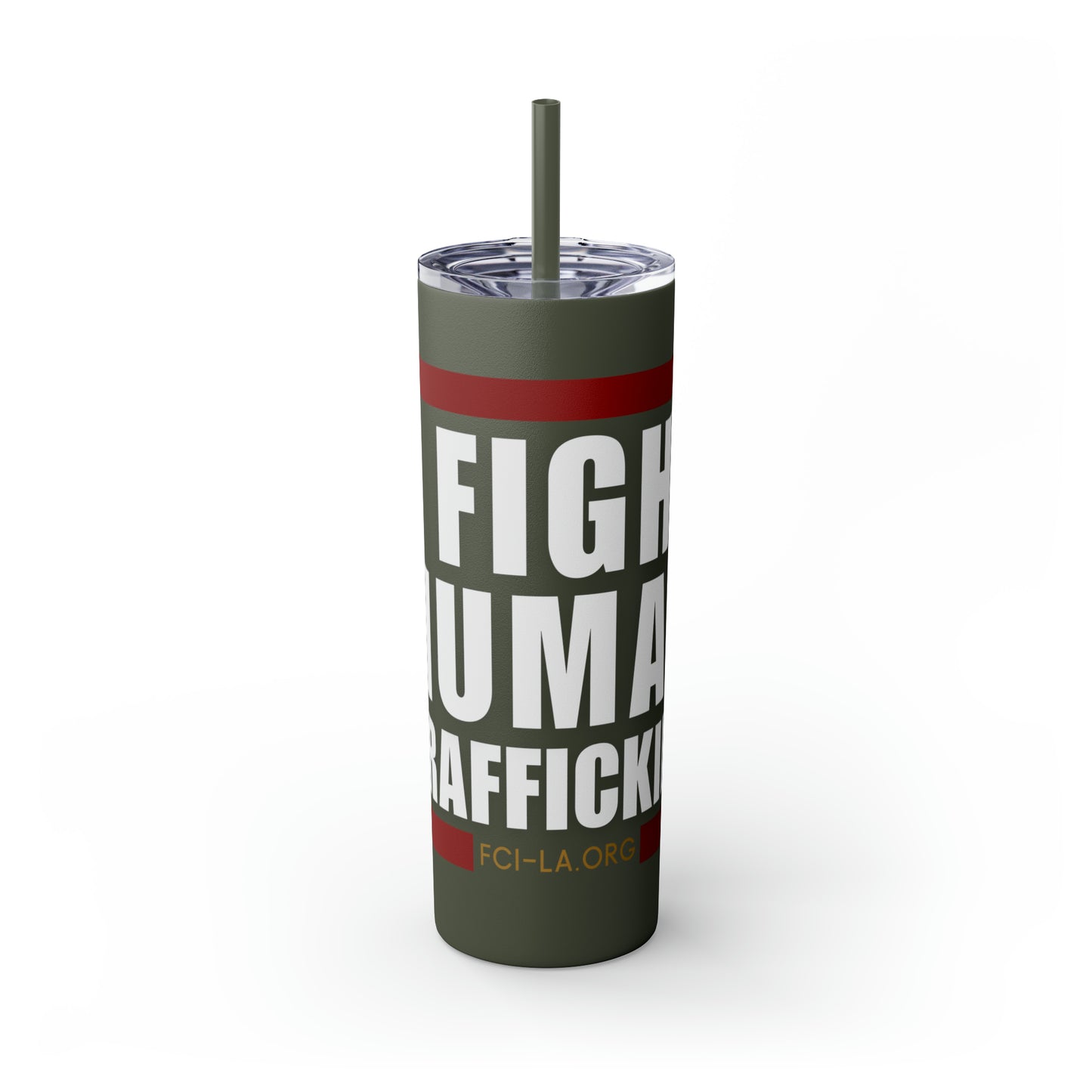 Skinny Tumbler with Straw, 20oz