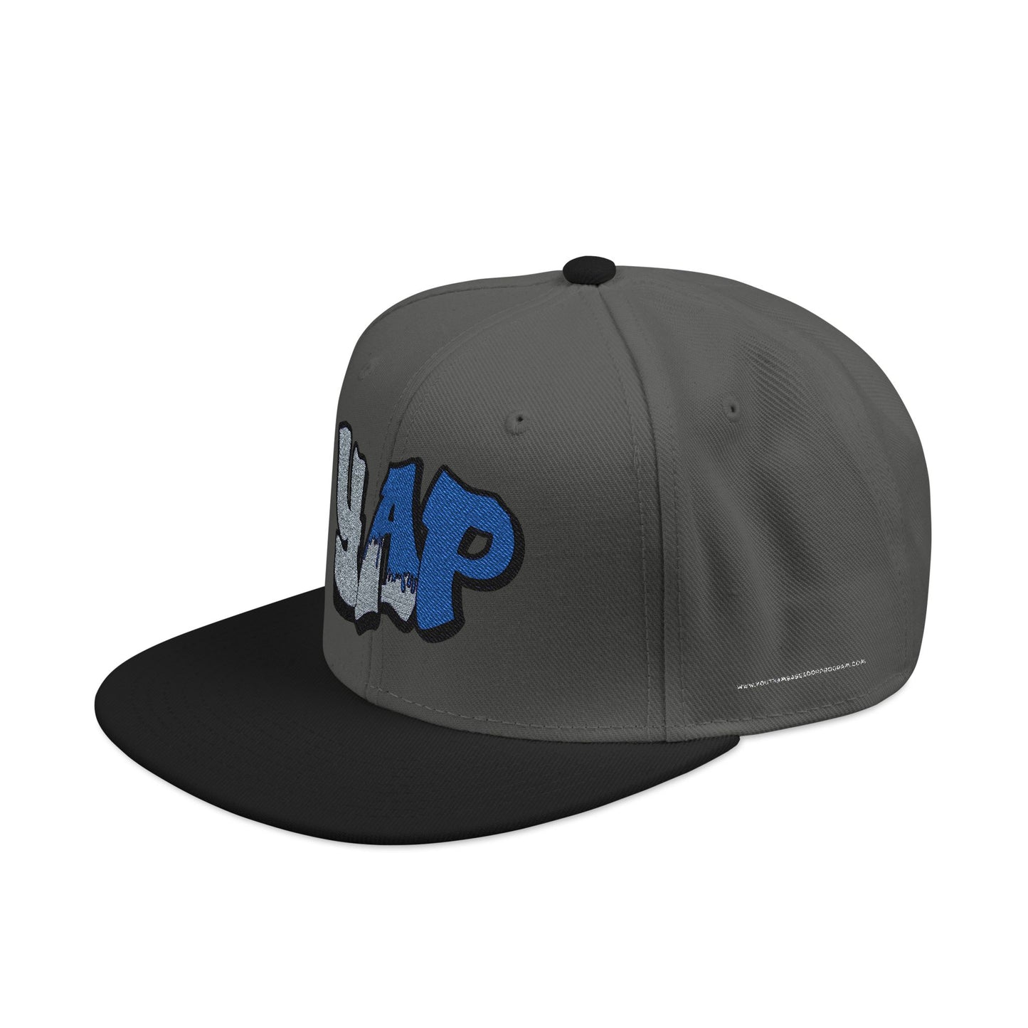 Embroidered Snapback Cap