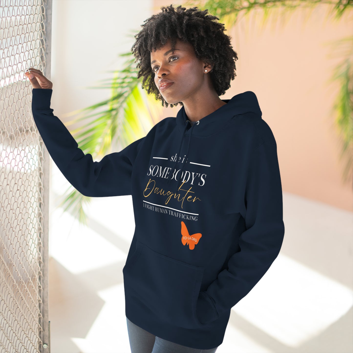 Unisex Premium Pullover Hoodie - Somebody's Daughter