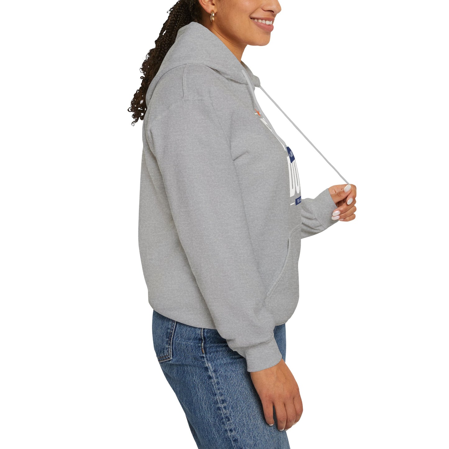 Unisex Heavy Blend™ Hooded Sweatshirt (white & blue)