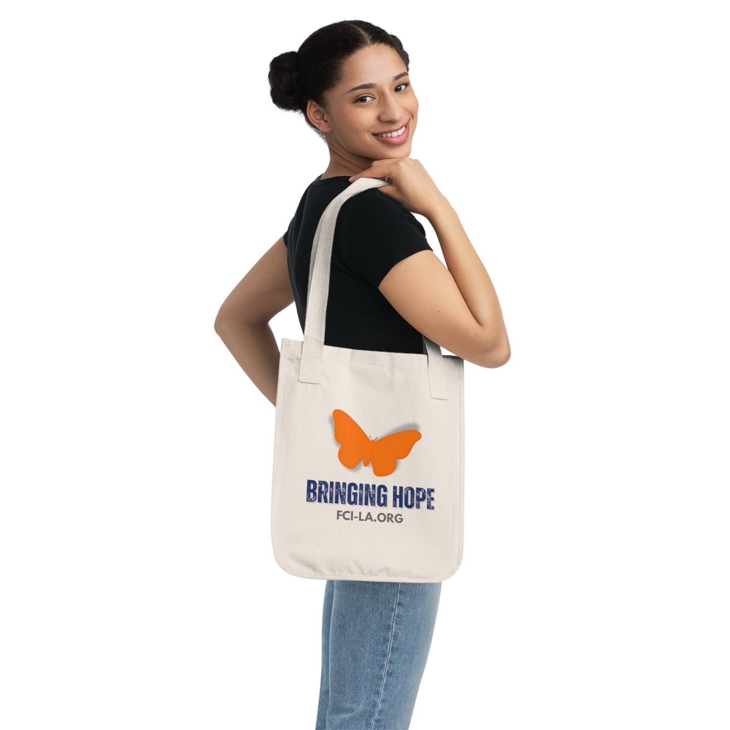 Organic Canvas Statement Tote-Sustainable Fashion
