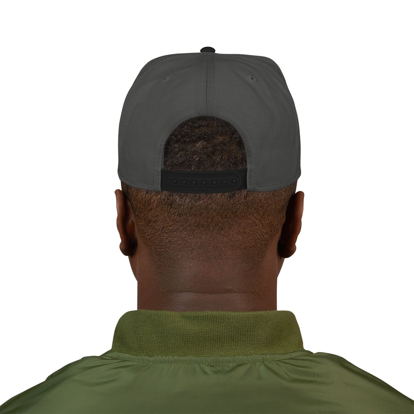 Embroidered Snapback Cap