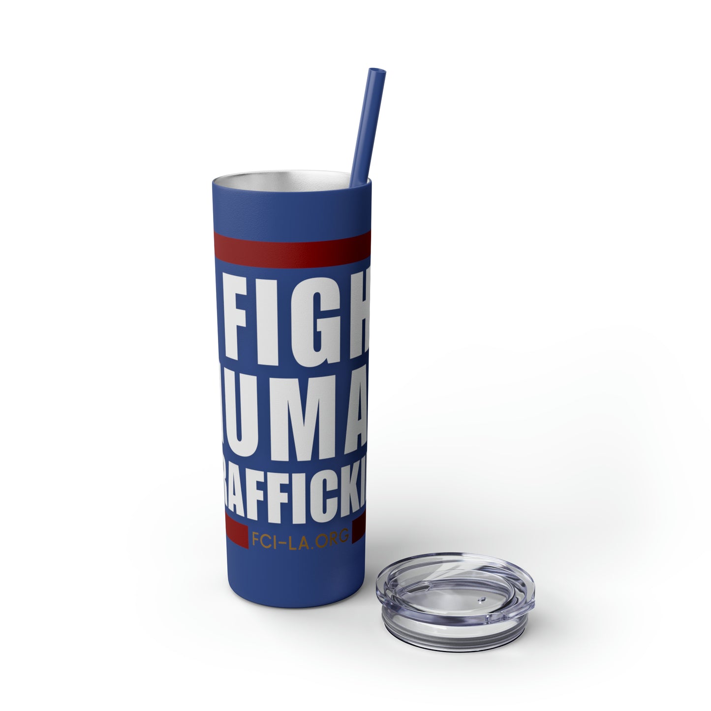 Skinny Tumbler with Straw, 20oz