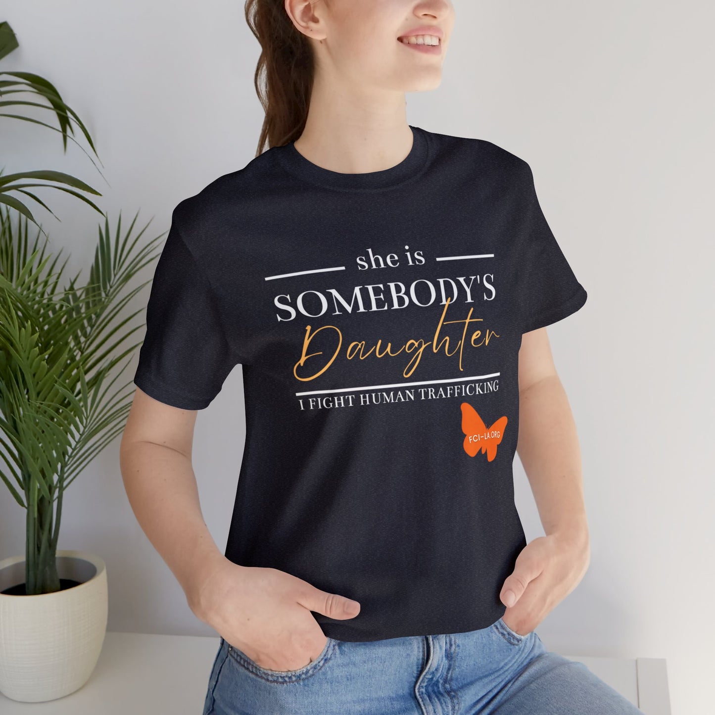 Unisex Jersey Short Sleeve Tee - Somebody's Daughter