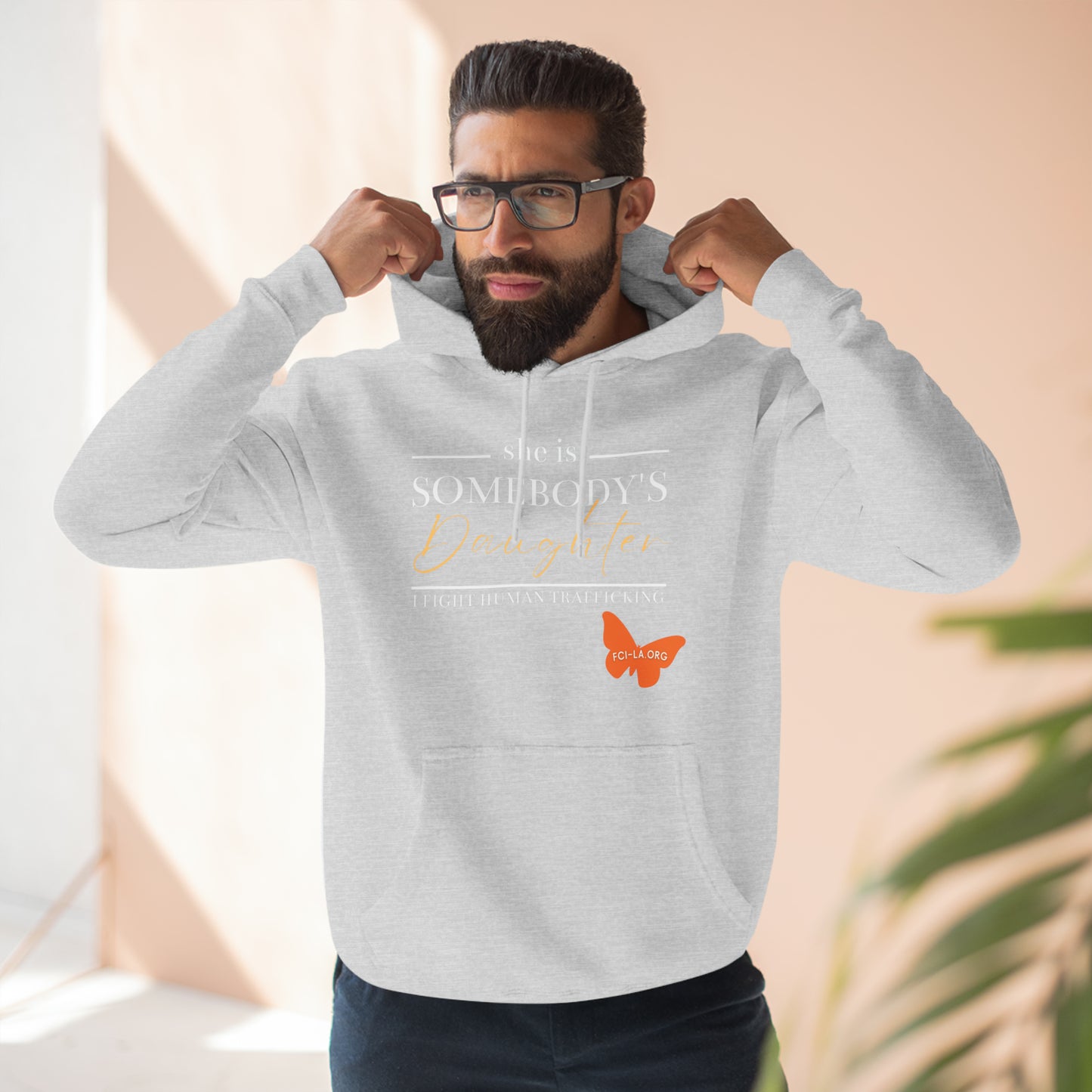Unisex Premium Pullover Hoodie - Somebody's Daughter