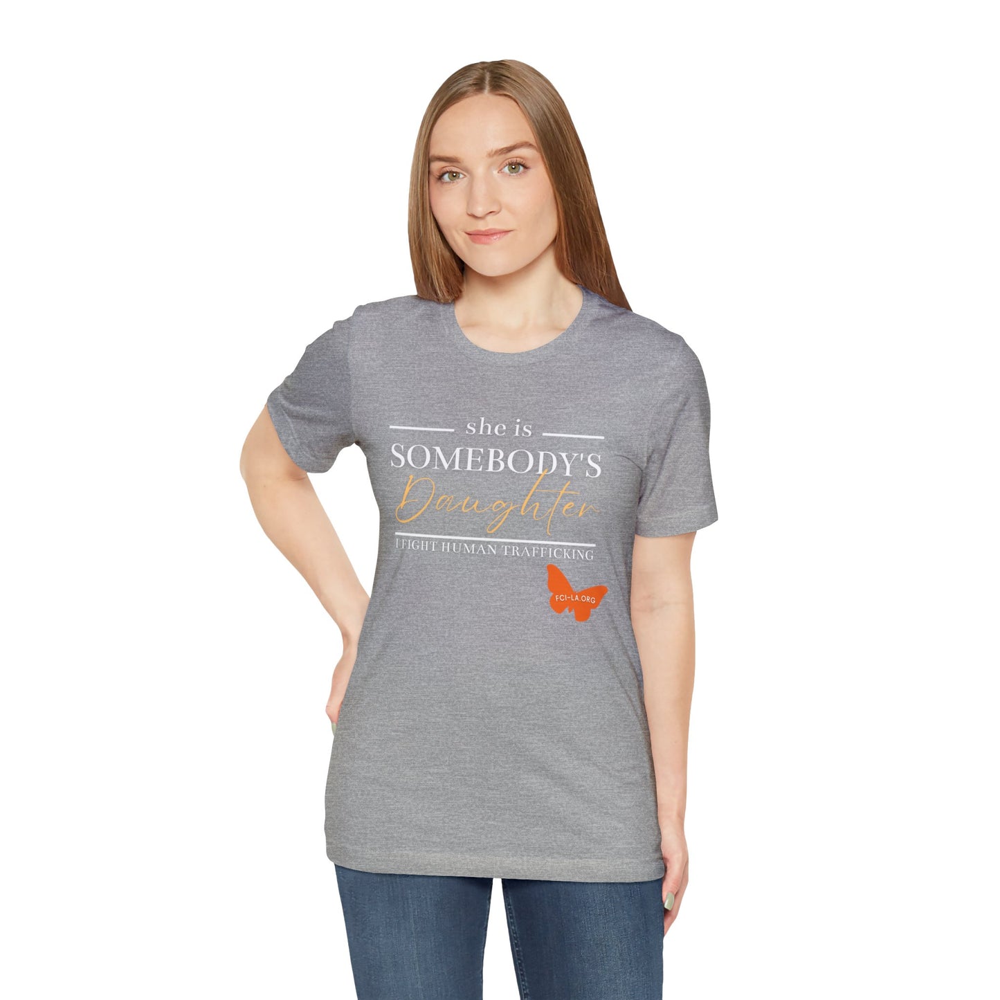 Unisex Jersey Short Sleeve Tee - Somebody's Daughter
