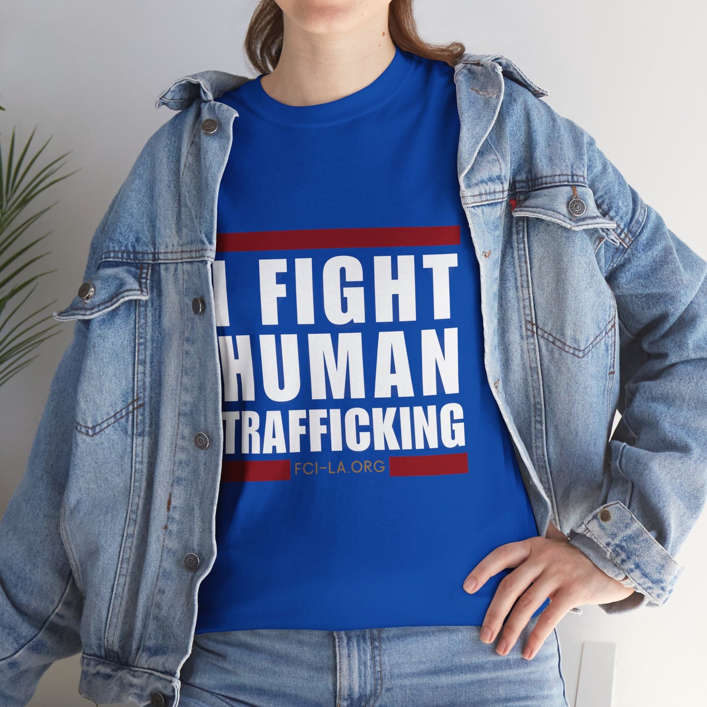 Unisex Heavy Cotton Tee (blue)