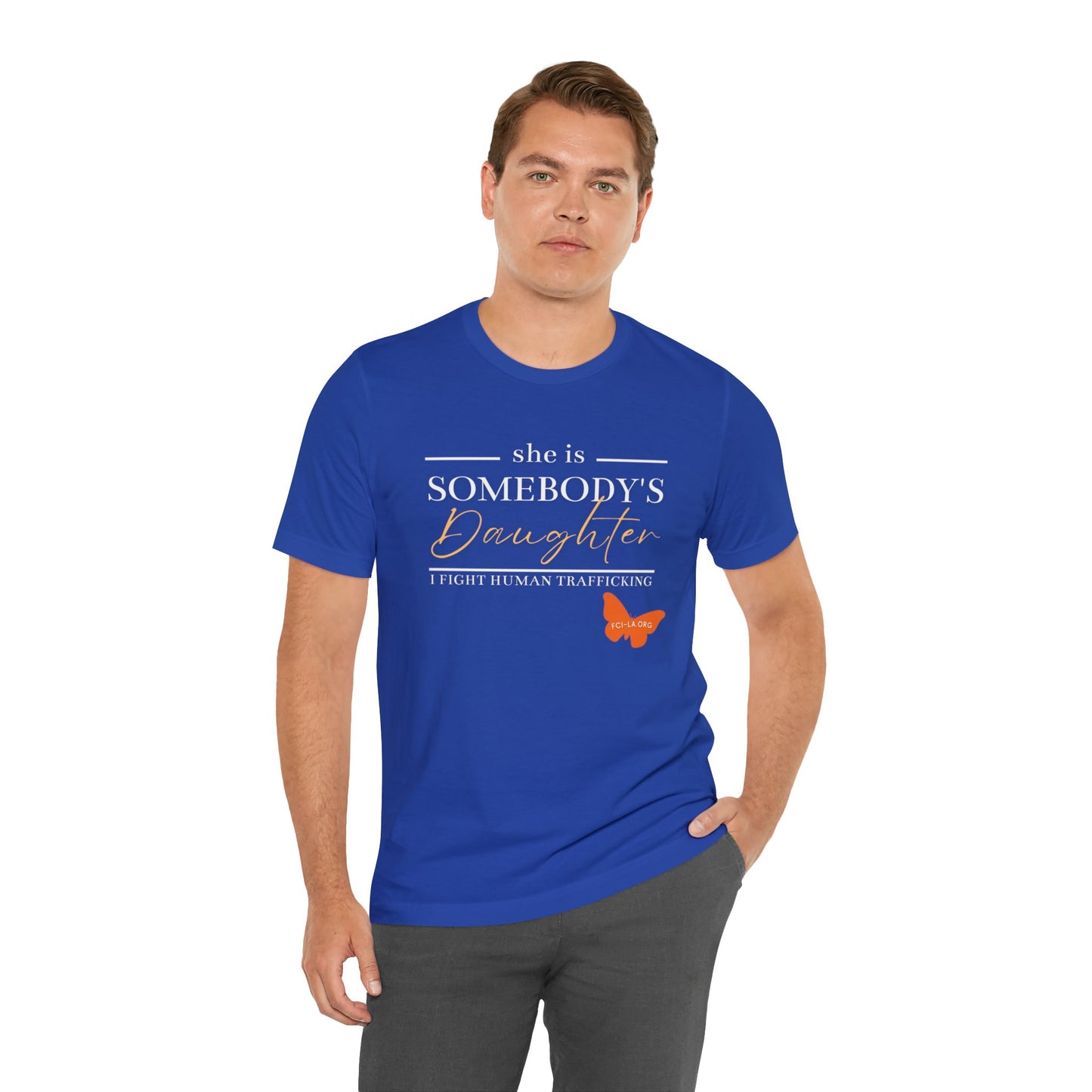Unisex Jersey Short Sleeve Tee - Somebody's Daughter