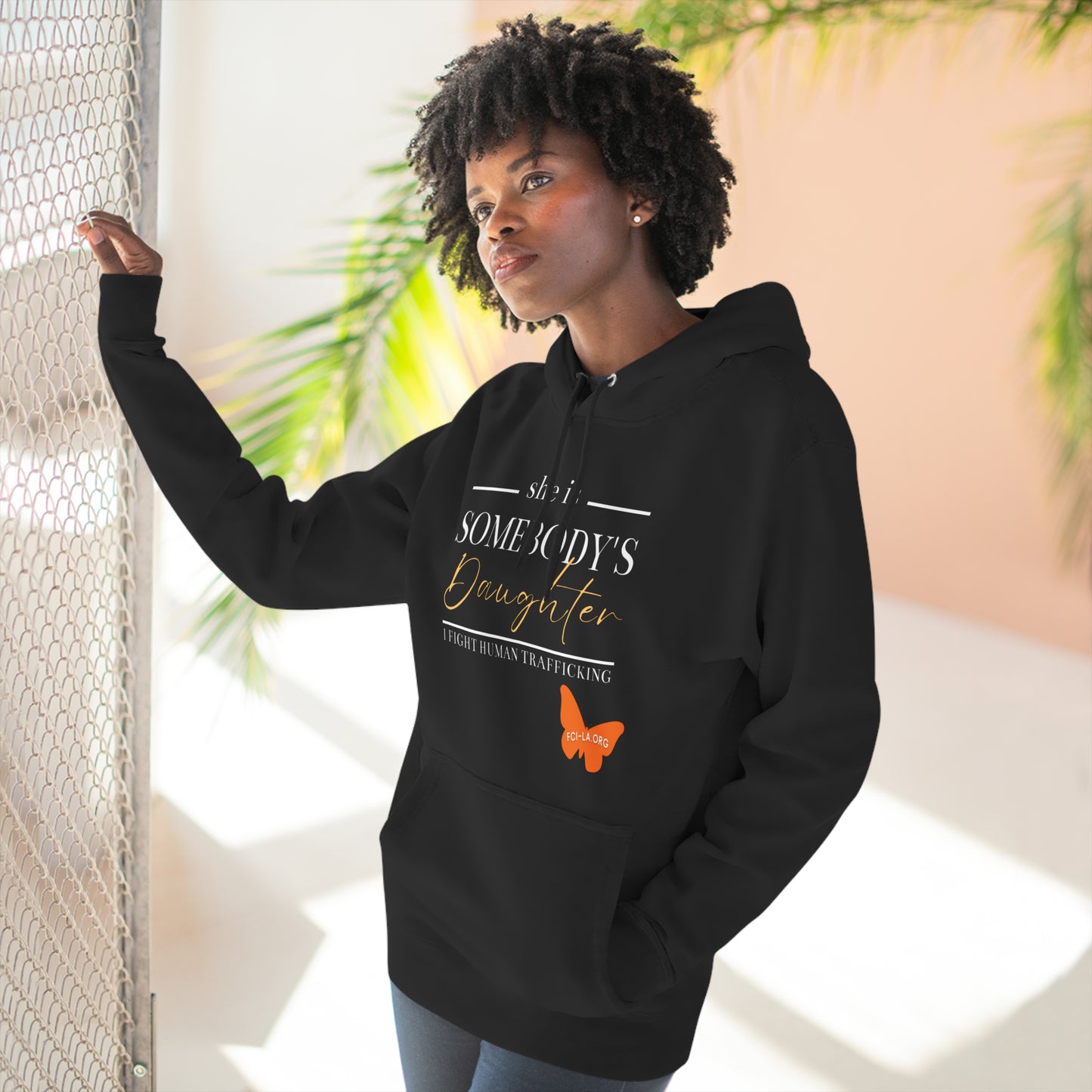 Unisex Premium Pullover Hoodie - Somebody's Daughter