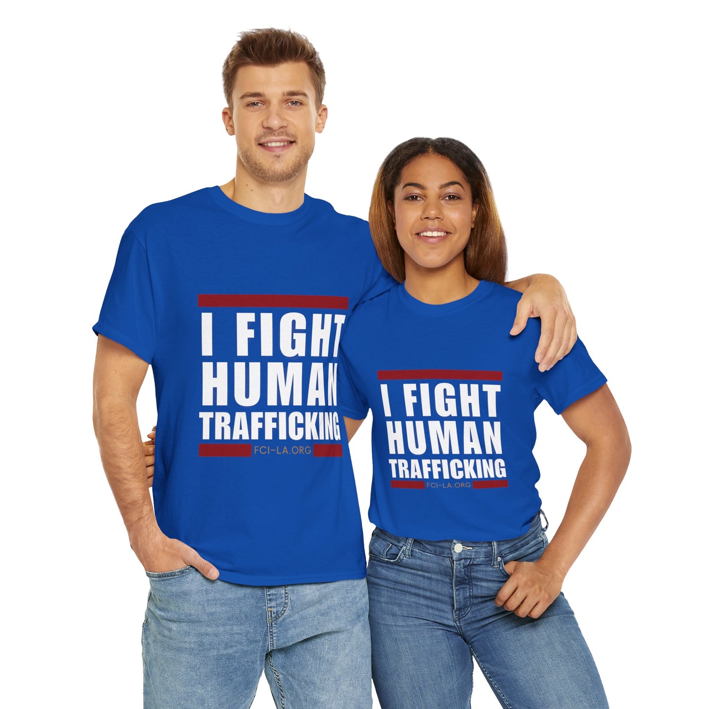 Unisex Heavy Cotton Tee (blue)