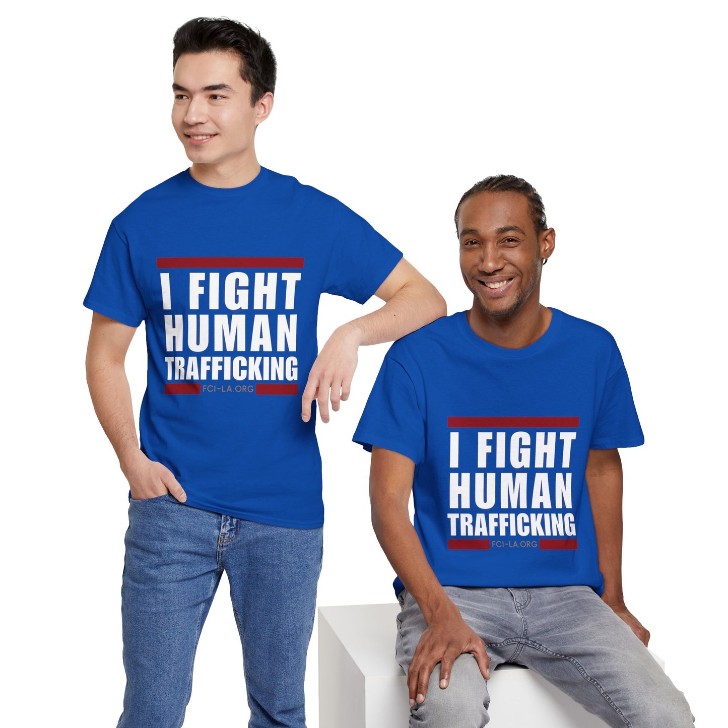Unisex Heavy Cotton Tee (blue)
