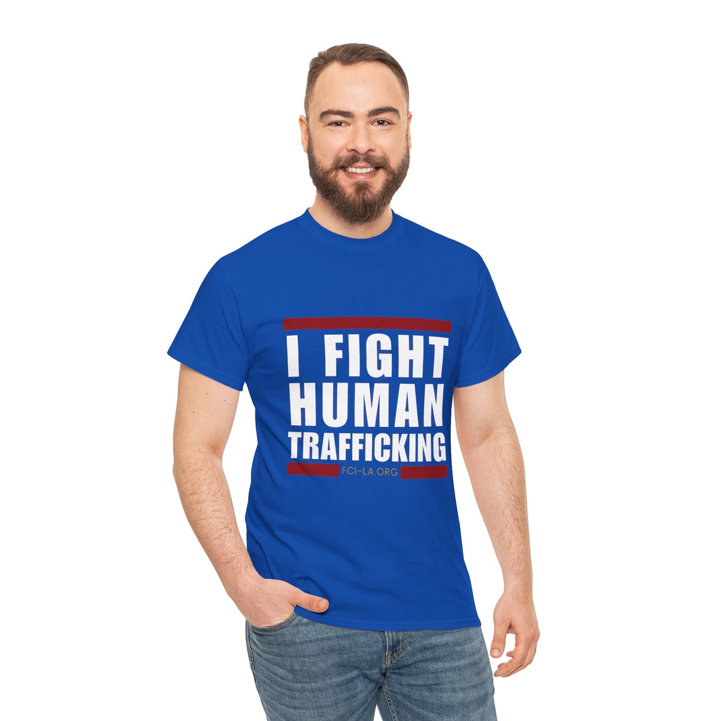 Unisex Heavy Cotton Tee (blue)