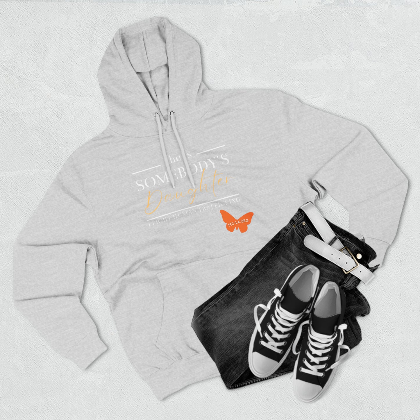Unisex Premium Pullover Hoodie - Somebody's Daughter