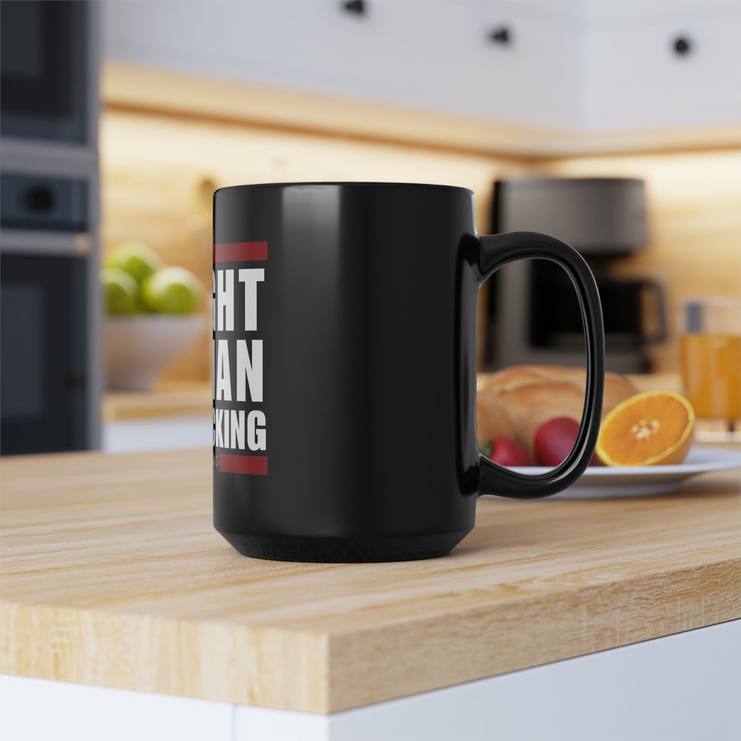 Black Mug, 15oz