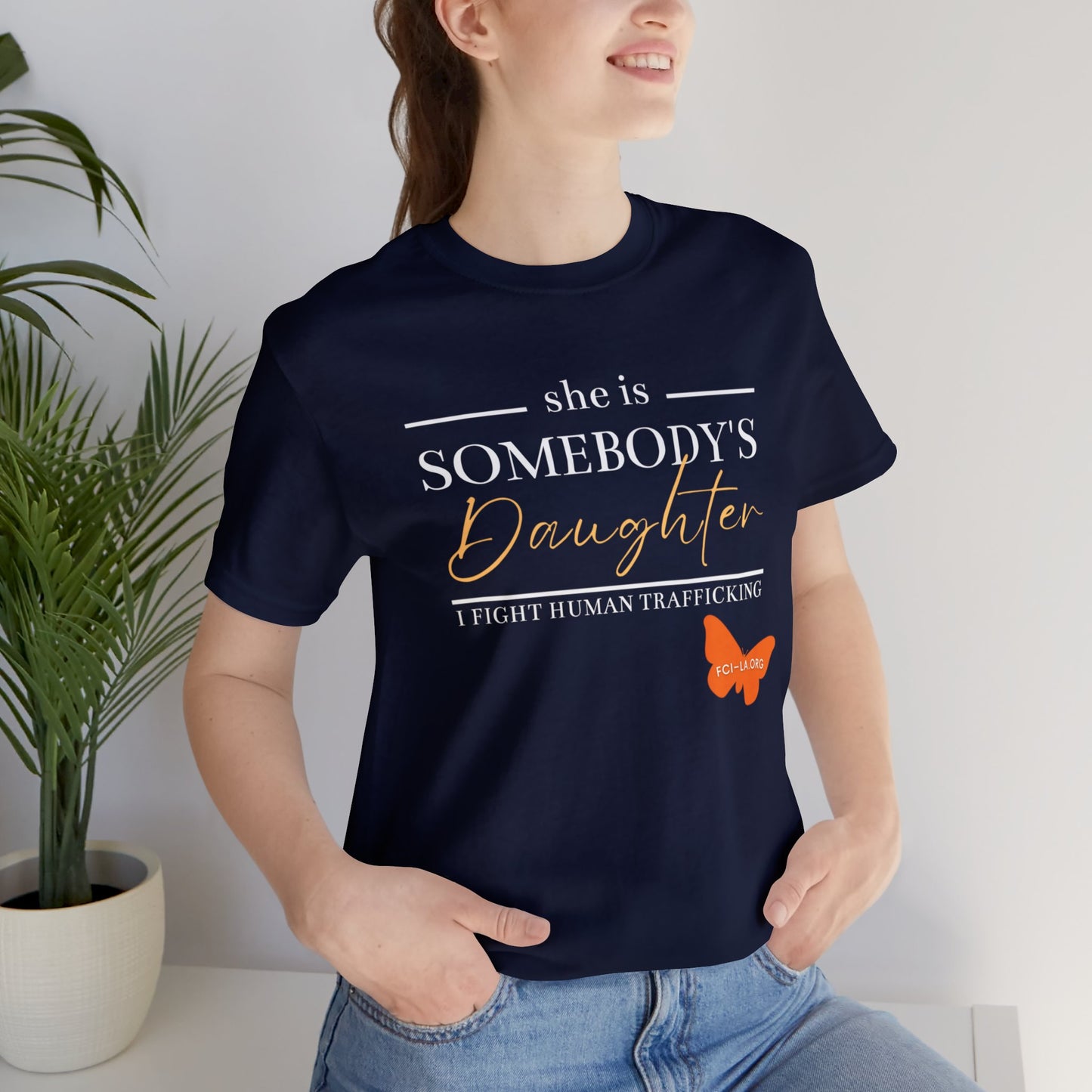 Unisex Jersey Short Sleeve Tee - Somebody's Daughter