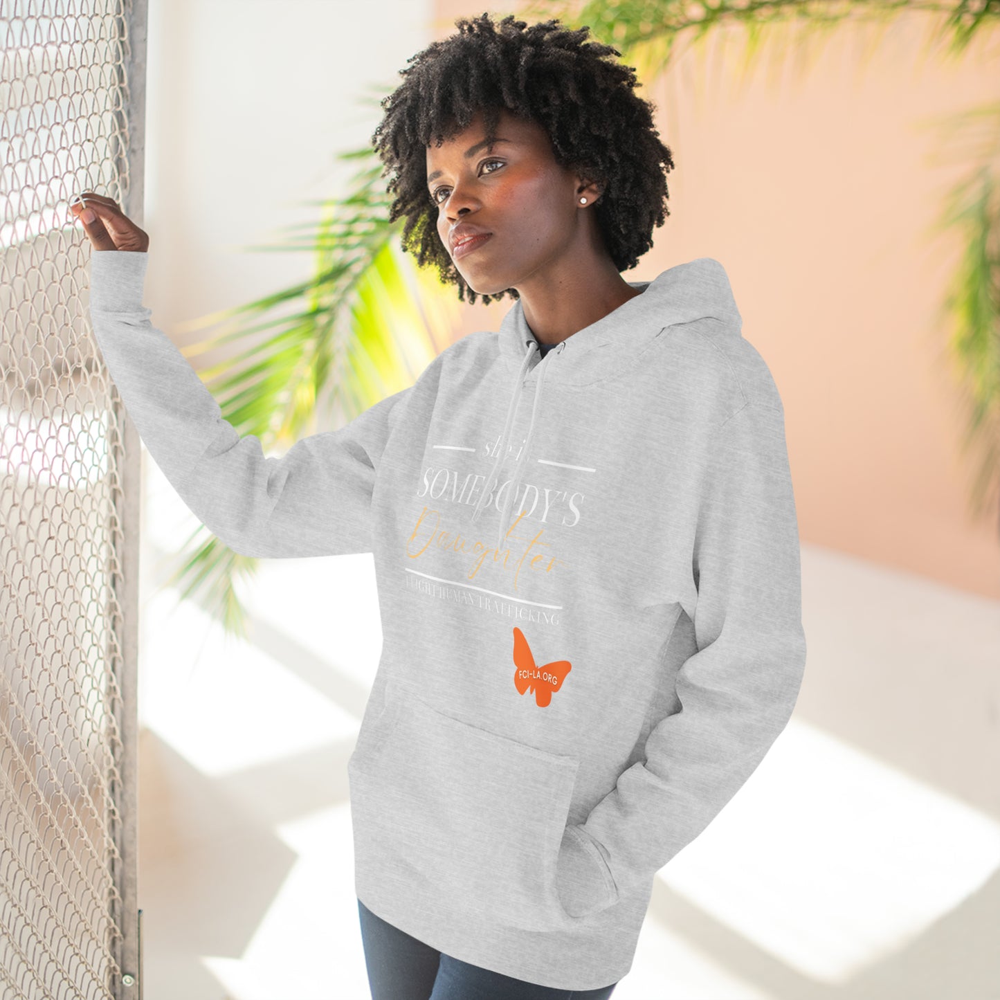 Unisex Premium Pullover Hoodie - Somebody's Daughter