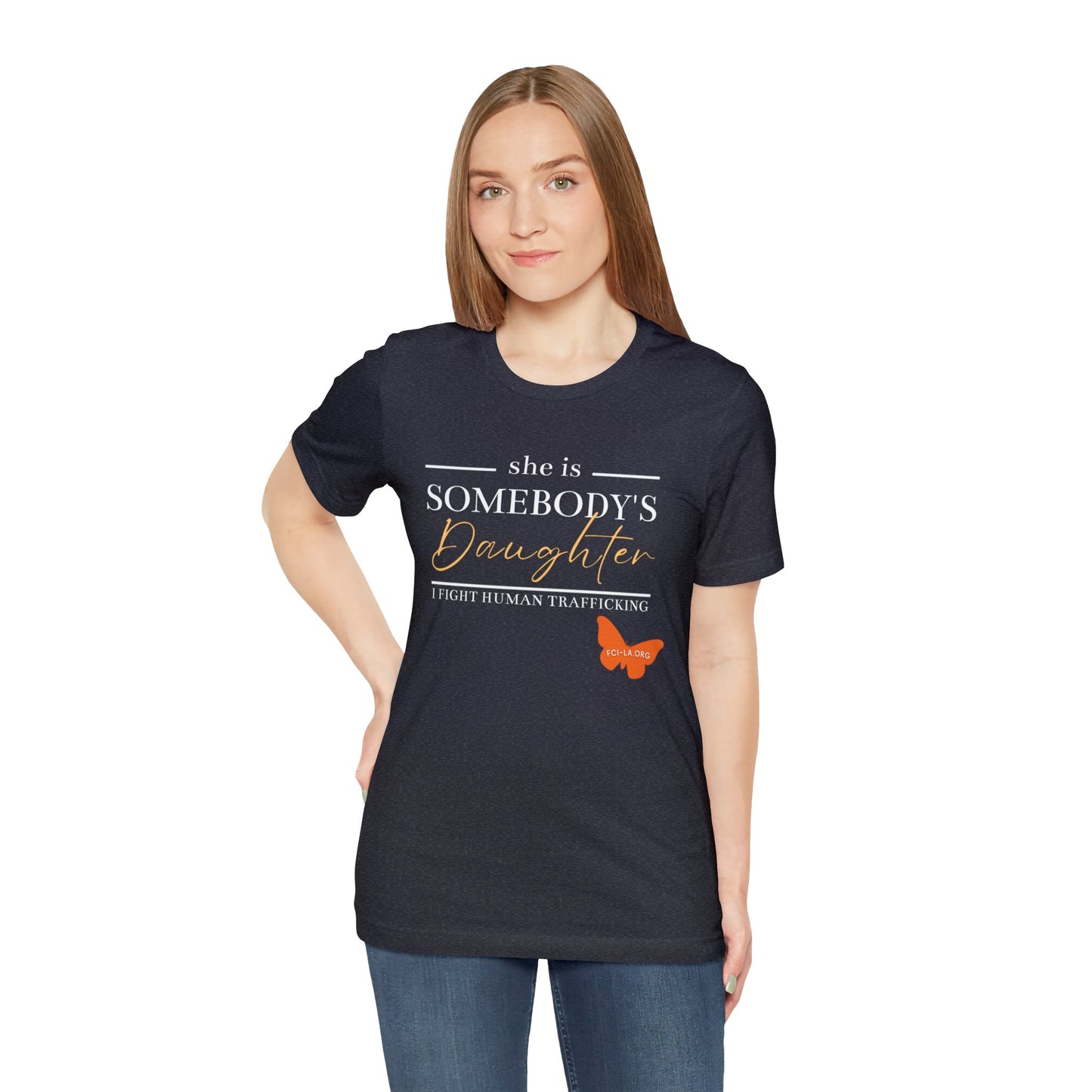 Unisex Jersey Short Sleeve Tee - Somebody's Daughter