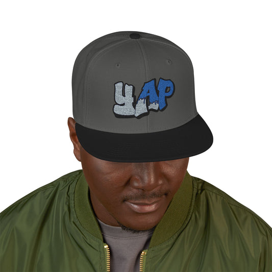 Embroidered Snapback Cap