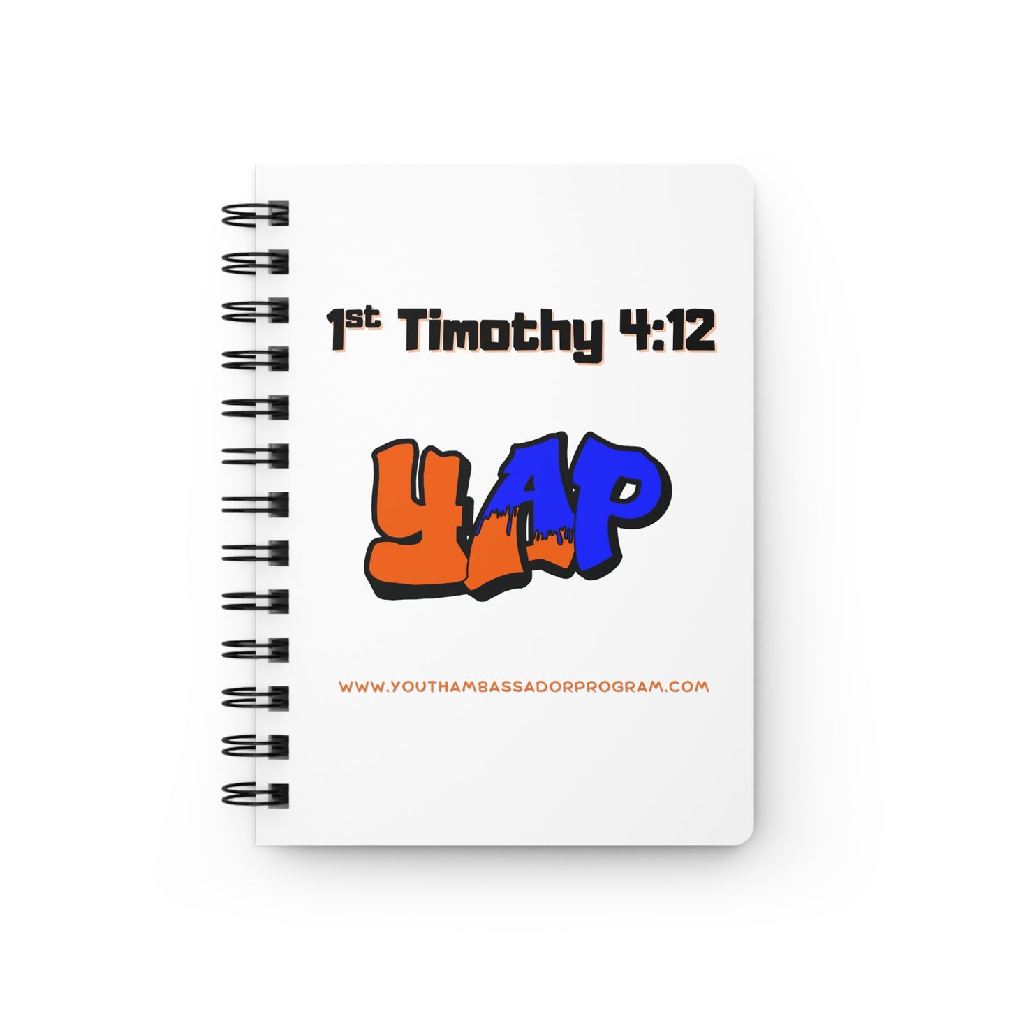 Youth Empowerment Spiral Bound Journal - 1st Timothy 4:12 Motivational Notebook, Inspirational Gift, Study Planner, Faith Journaling, [...]