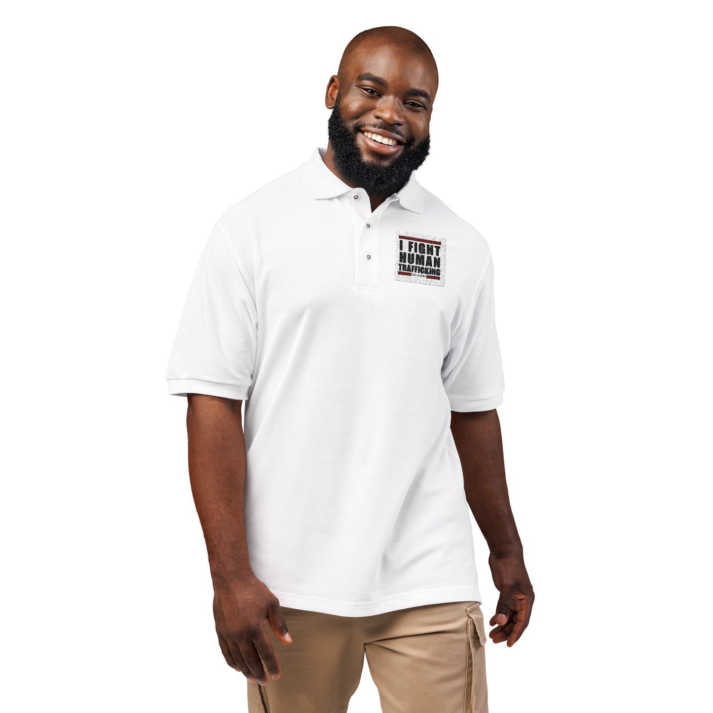 Unisex Polo Shirt with Embroidery